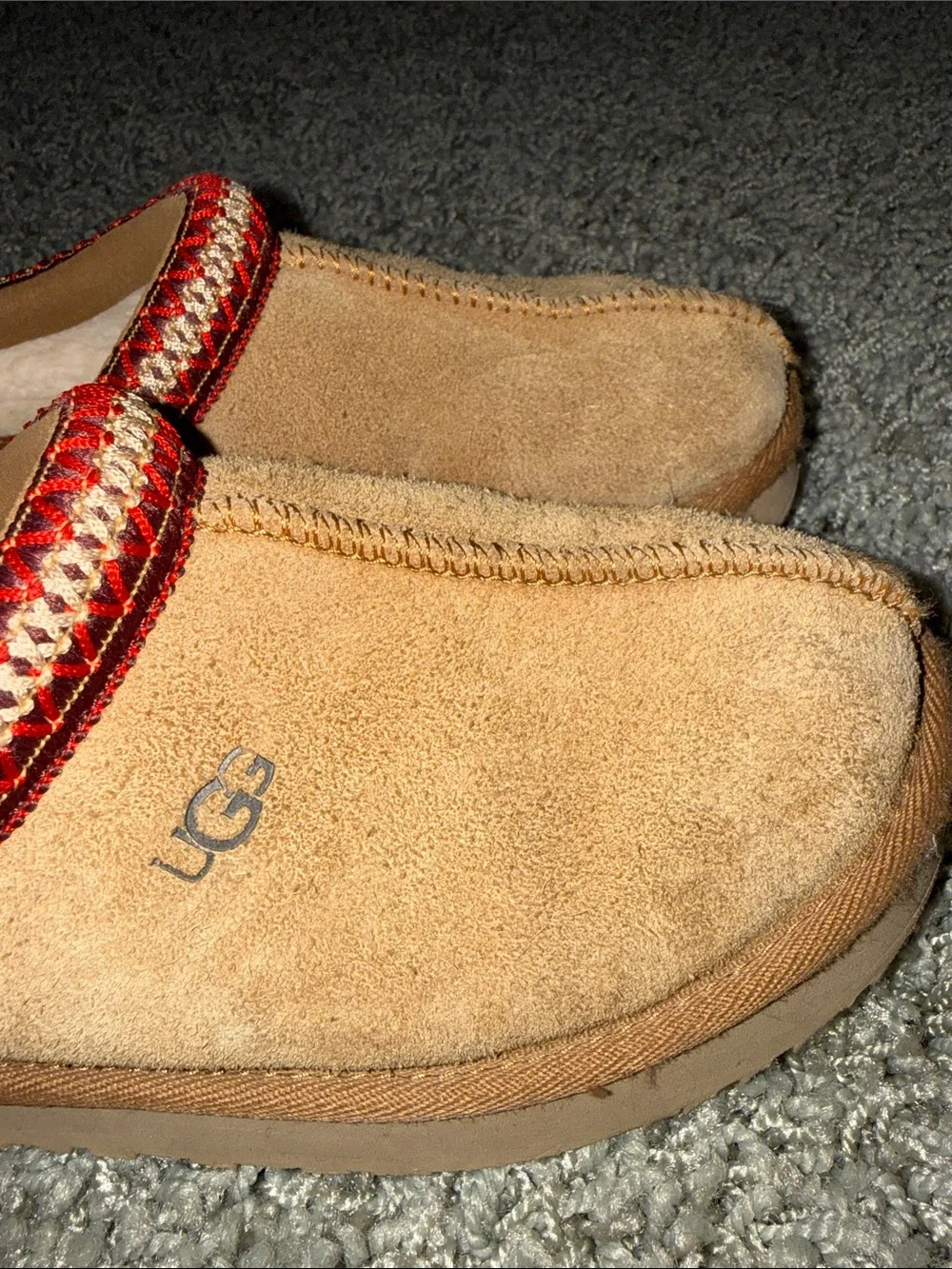 UGG plush heel